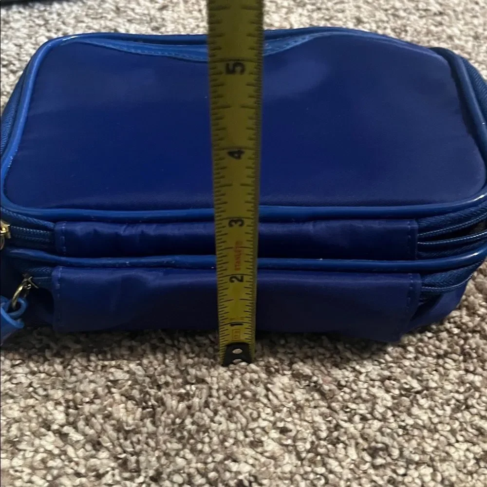 Kate Landry Blue Travel Jewelry Bag Case NWOT